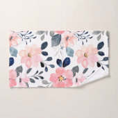 Elegante Aquarellfarben mit blumengeschmückter Opt Badhandtuch Set (Handtuch)