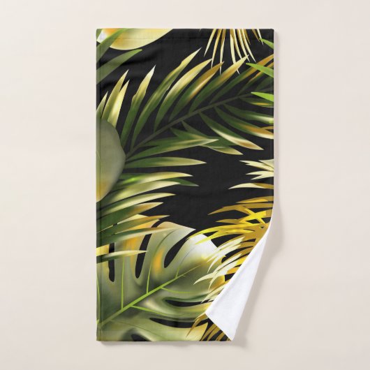 Elegante Aquarellfarben mit blumengeschmückter Opt Badhandtuch Set (Handtuch)