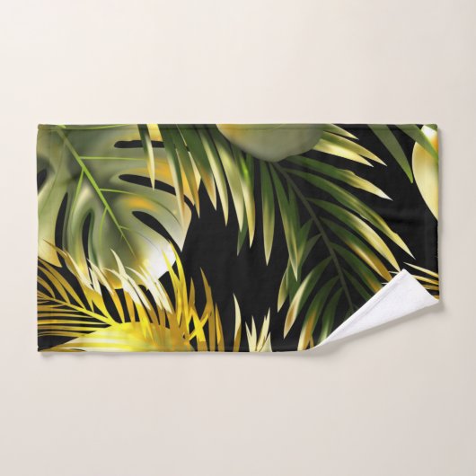 Elegante Aquarellfarben mit blumengeschmückter Opt Badhandtuch Set (Handtuch)