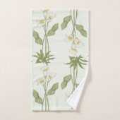 Elegante Aquarellfarben mit blumengeschmückter Opt Badhandtuch Set (Handtuch)