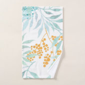 Elegante Aquarellfarben mit blumengeschmückter Opt Badhandtuch Set (Handtuch)