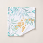 Elegante Aquarellfarben mit blumengeschmückter Opt Badhandtuch Set (Waschlappen)