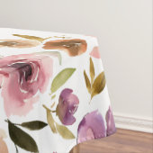 Elegante Aquarellfarben Rose Rosa Lila Tischdecke (Beispiel)