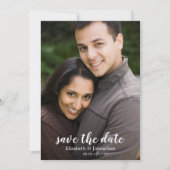 Elegante Aquarellfarben-Rote Rose Hochzeit Sichern Einladung (Vorderseite)