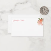 Elegante Aquarellfarben Vorlage für pastellfarbene (Vorderseite/Rückseite Beispiel)