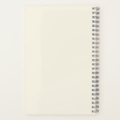 Elegante Aquarellformen in Peach Personalisiert Notizblock (Rückseite)