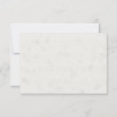 Elegante Aquarellkarte RSVP Karte (Rückseite)