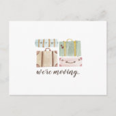 Elegante Aquarellkästen Postkarte (Vorderseite)