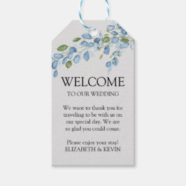 Elegante Aquarellmarke Geschenkanhänger