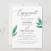 Elegante Aquarellparty Einladung (Vorderseite)