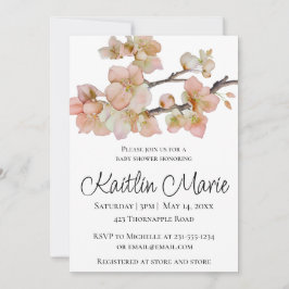 Elegante Aquarellpfeifen Einladung