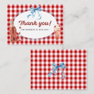Elegante AquarellSie ist bereit zu platzen  Baby-P Mitteilungskarte