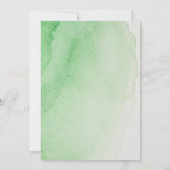 Elegante Aquarelltraktoren Pumpkins Kinderdusche Einladung (Rückseite)