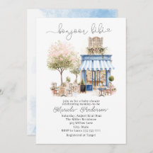 Elegante Aquarelltuch-Bebe-Babydusche