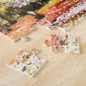 Elegante Aquarellwälder im Herbst Puzzle (Seite)