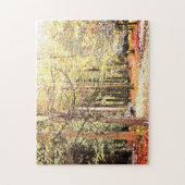 Elegante Aquarellwälder im Herbst Puzzle (Vertikal)