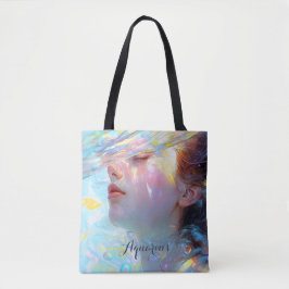 Elegante Aquarius Celestial Tote Bag Tasche