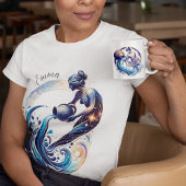 Elegante Aquarius Zodiac Custom Tasse