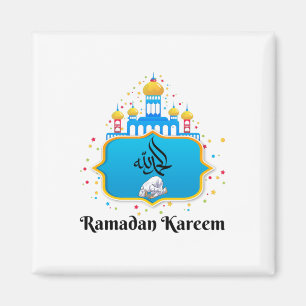 Elegante arabische Kalligrafie Ramadan-Wünsche Magnet