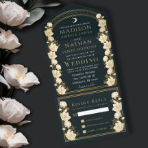 Elegante Arch Art Nouveau Hochzeit