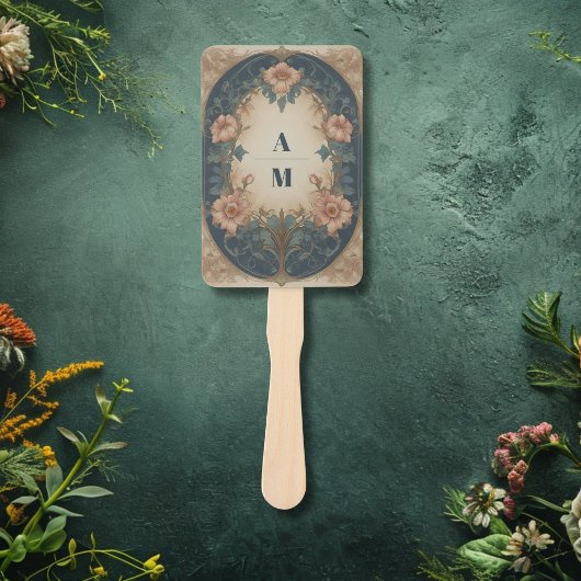 Elegante Arch Art Nouveau Hochzeit Fächer