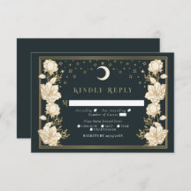 Elegante Arch Art Nouveau Wedding RSVP