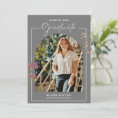 Elegante Arch Foto High School Graduation Party (Stehend Vorderseite)