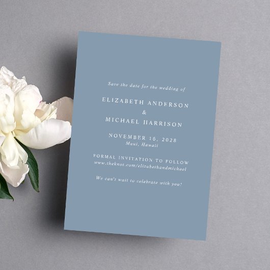 Elegante Arch Foto Hochzeit in Urlaubsort Save The Date