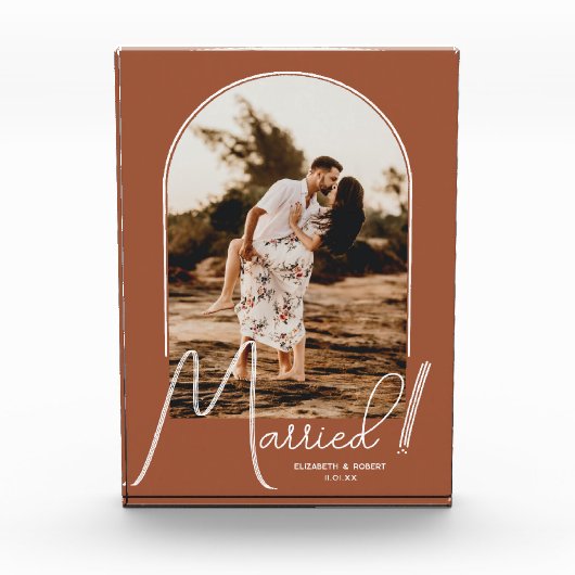 Elegante Arch Fotoblock (Vorderseite)