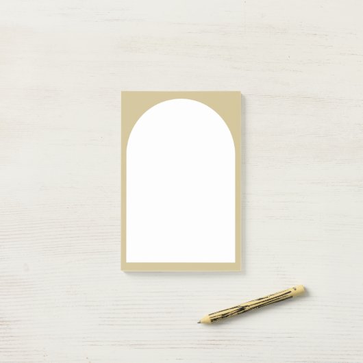 Elegante Arch Sticky Notes Post-it Klebezettel (Auf Schreibtisch)