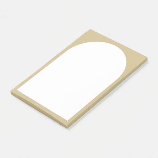 Elegante Arch Sticky Notes Post-it Klebezettel (angewinkelt)