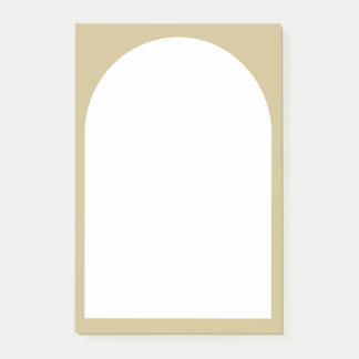 Elegante Arch Sticky Notes Post-it Klebezettel