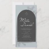 Elegante Arch Wedding Einladung (Vorderseite)