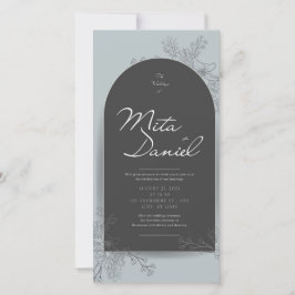 Elegante Arch Wedding Einladung