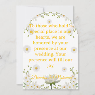 Elegante Arch Wedding Invitation Card Einladung