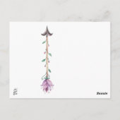 Elegante Arrow Postkarte (Rückseite)