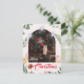 Elegante Arschtypografie frohe Weihnachten (Stehend Vorderseite)