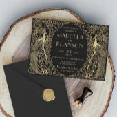 Elegante Art Deco Einladung