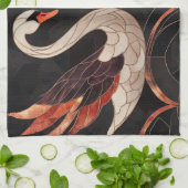 Elegante Art Deco Geschirrtuch (Gefaltet)