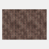 Elegante Art Deco Goldmuster Geschenkpapier Set (Vorderseite 2)