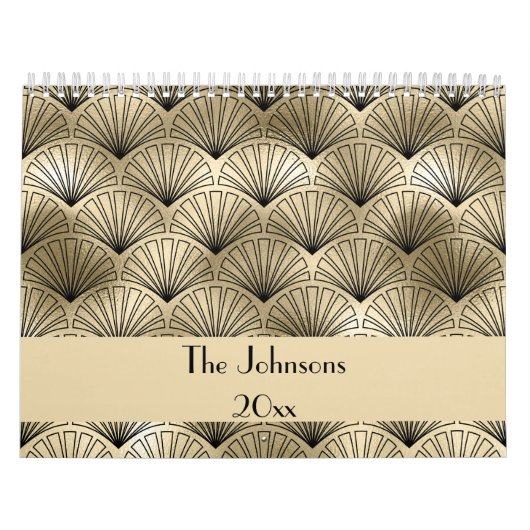 Elegante Art Deco Kalender (Titelbild)
