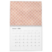 Elegante Art Deco Kalender (Jan 2026)