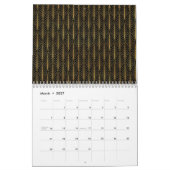 Elegante Art Deco Kalender (Mär 2027)
