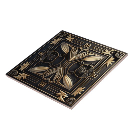 Elegante Art Deco Keramik Tiles Fliese (Seite)