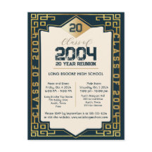 Elegante Art-Deco-Klasse 2004 20 Jahre HS-Wiederse