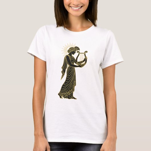 Elegante Art Deco Panther - Power und Grace T-Shirt (Vorderseite)