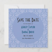 Elegante Art Deco Save The Date (Vorderseite)
