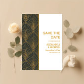 Elegante Art Deco Save The Date