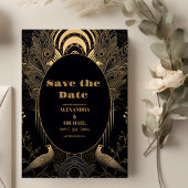 Elegante Art Deco Save The Date