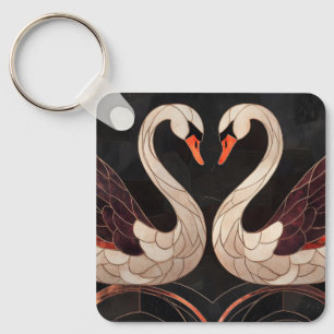 Elegante Art Deco Schlüsselanhänger